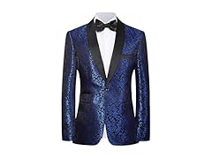 LiveZou Men Suit Jacket