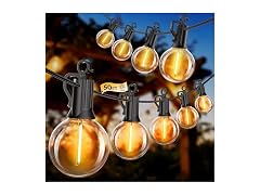 SmartDawn 100FT Outdoor String Lights with Remote