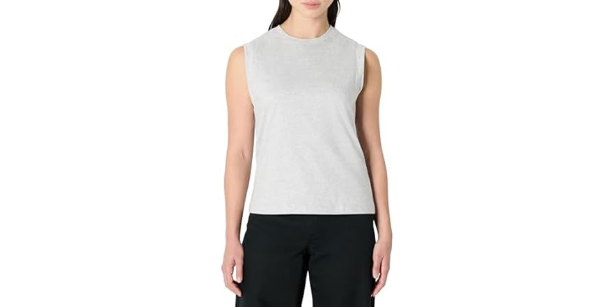 Women's Relaxed-Fit Cotton Muscle Tee