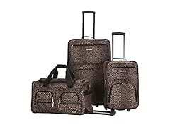 Rockland Vara Softside 3-Piece Upright Luggage Set