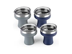 Olympia Tools Vacuum Insulated Stainless Steel Martini Glass, Set of 4