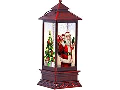 Spoontiques Santa Glitter Lantern