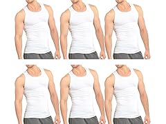 6Pk Knocker 100% Cotton A-Shirt