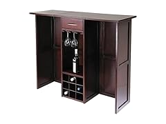 Winsome Newport 87" Wood Expandable Wine Bar