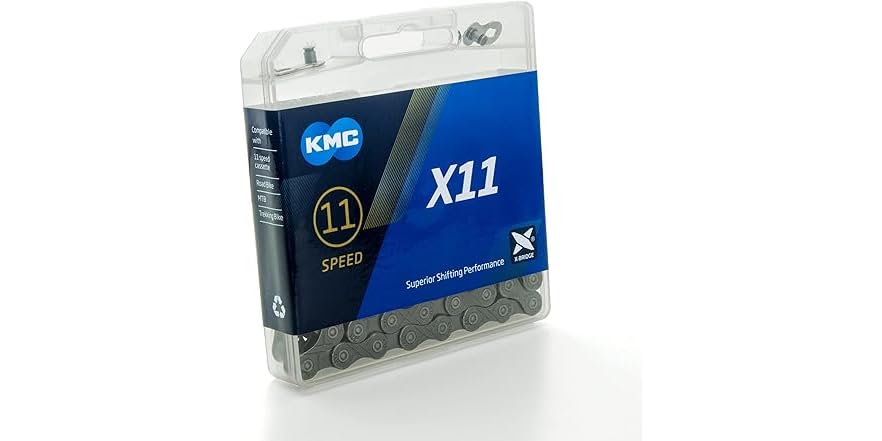 Chaîne KMC 9 Vitesses – Anti-rouille EPT, Pour Vélos électriques à Moteur Central