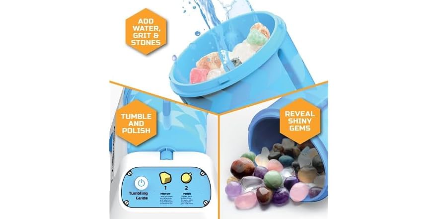Discovery™ Rock Tumbler Starter Kit