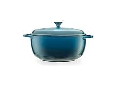 Enameled Cast Iron Dutch Oven, 6 qt., Turquoise