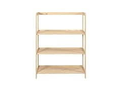 Jela 3 Shelf Unassembled Bookcase