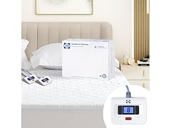 Sealy Heated Mattress Pad Luxury Quilted Electric Bed Warmer