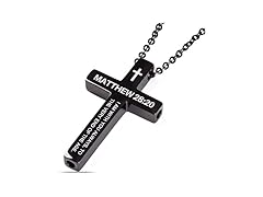 FUNPAR Black Cross Pendant