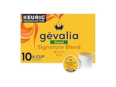 10CT Gevalia Signature Blend Decaf Mild Roast KCup