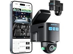 LAMTTO 4G LTE Cellular Car Security Camera