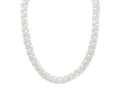 Fancy Multirow Pearl Necklace