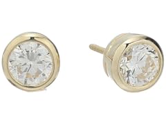 Amazon Essentials Earrings Bezel 1.50ct Ylw Gold