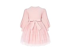 Girl's Long Sleeve Puff Tulle Dress