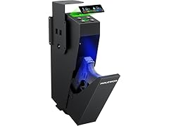 HOLEWOR Drop Down Biometric Pistol Safe
