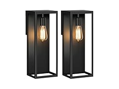 VerRon 2-Pack Outdoor Wall Lanterns