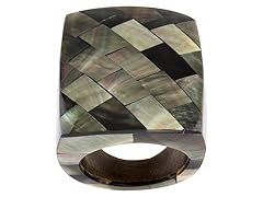 Mosaic Mother of Pearl Ring