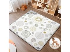 PIGLOG Foldable Baby Play Mat, Circle