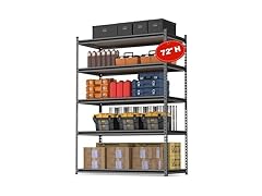 WORKPRO 5-Tier Garage Shelving 36x18x72