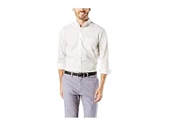 Dockers Men (5XL) Classic Long Sleeve Flex Shirt