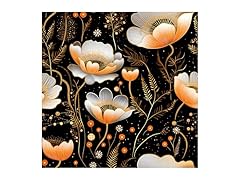 WalRiddle Dark Lotus Peel Stick Wallpaper