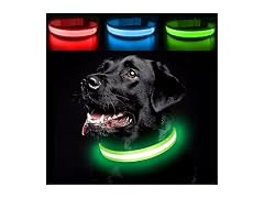 Guuueoo LED Dog Collar, Light Up Dog Collars 