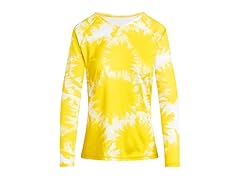 Kanu Surf Women's LS UPF50 Swim Top Yellow (XL)