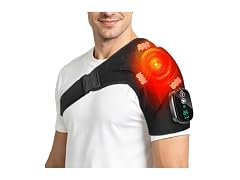 DeMoce Shoulder Heat Massager, Black