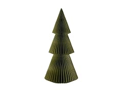 Honeycomb Paper Christmas Trees Green