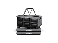 CleverMade Collapsible Shopping Basket 32L, 3 Pack
