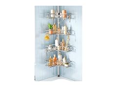 HAMITOR 4-Tier Corner Shower Pole Caddy