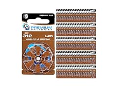 Premium Batteries Size 312, PR41, P312