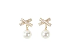 Safron 18K Gold Plated Stainless Steel Drop Earrings