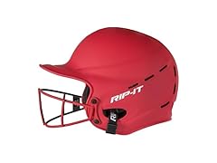 RIP-IT Vision Pro Softball Batting Helmet w/ Face Mask