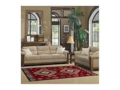 Superior Southwestern Santa Fe Area Rug