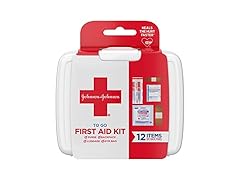 Johnson & Johnson First Aid To Go Kit 12pk