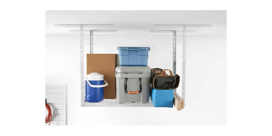 Height Adjust Rack Gladiator® Adjustable Height Overhead Storage Rack