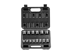 VEVOR 3/8" Drive Impact 14 Piece Shallow Socket Set Metric
