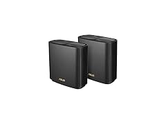 ASUS ZenWiFi AX Tri-Band Mesh WiFi 6 System (XT8) - 2 Pack, Black