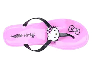 Hello Kitty Women's Gel Flip Flops, Pink