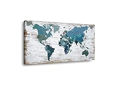 ZEYDRT World Map Wall Decor