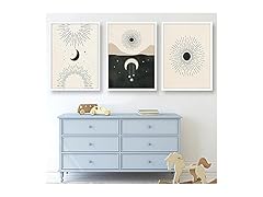 PUYIQARE Abstract Line Wall Art Print