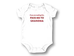 "...Pass Me To Grandma" Baby Romper