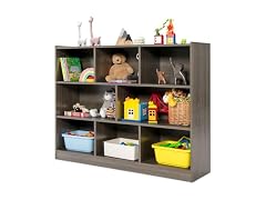 HOMGX Kids Montessori Shelf, 8-Cube Wooden Toy Storage Organizer