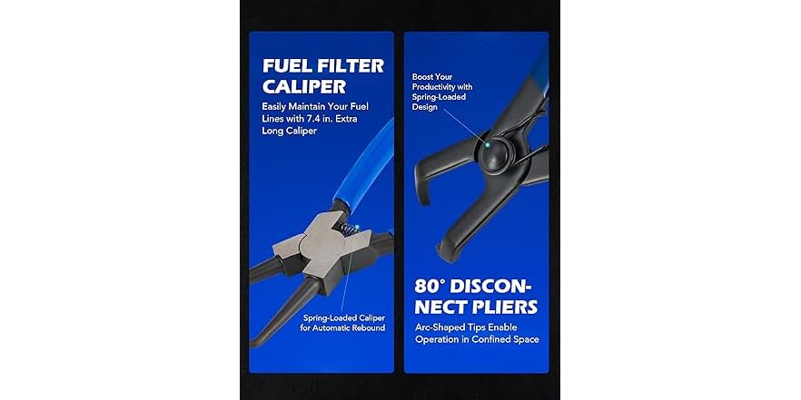 Hose Clamp Pliers Orion Motor Tech 5-Piece Fuel Line Pliers Set - View #9