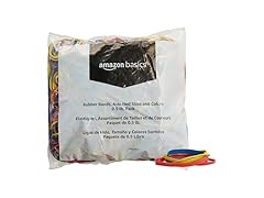 Amazon Basics Assorted Size and Color Rubber Bands