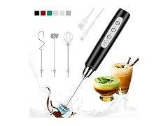 Milk Frother Handheld Rechargeable