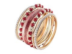 Sparkling Gems Bangles - 7PC Bangle Bracelets