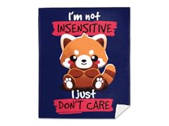 "Insensitive Red Panda" Mink Fleece Blanket